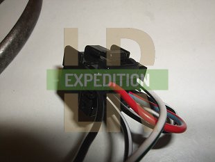 The wires connected to the 16 pin warning connector with non ABS bypasses
