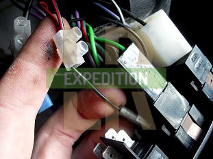Taking a wire from the hazard switch to the warning lights
